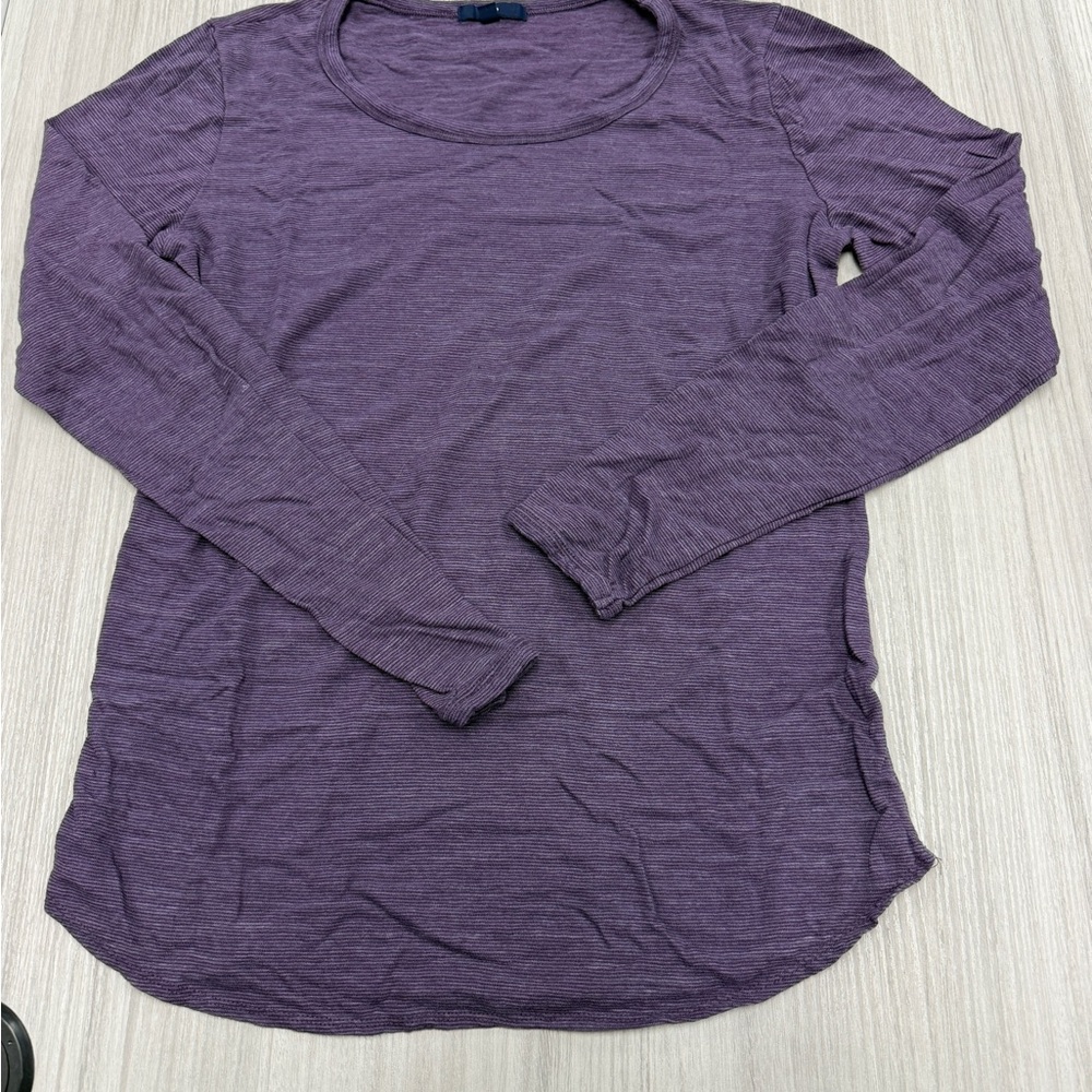 GAP Women's Deep Purple Long Sleeve Tee